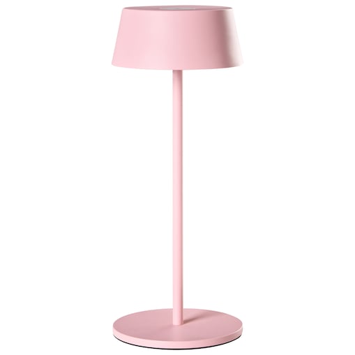 Bezprzewodowa lampa stołowa LED GUDER Ze ściemniaczem Metal Różowy