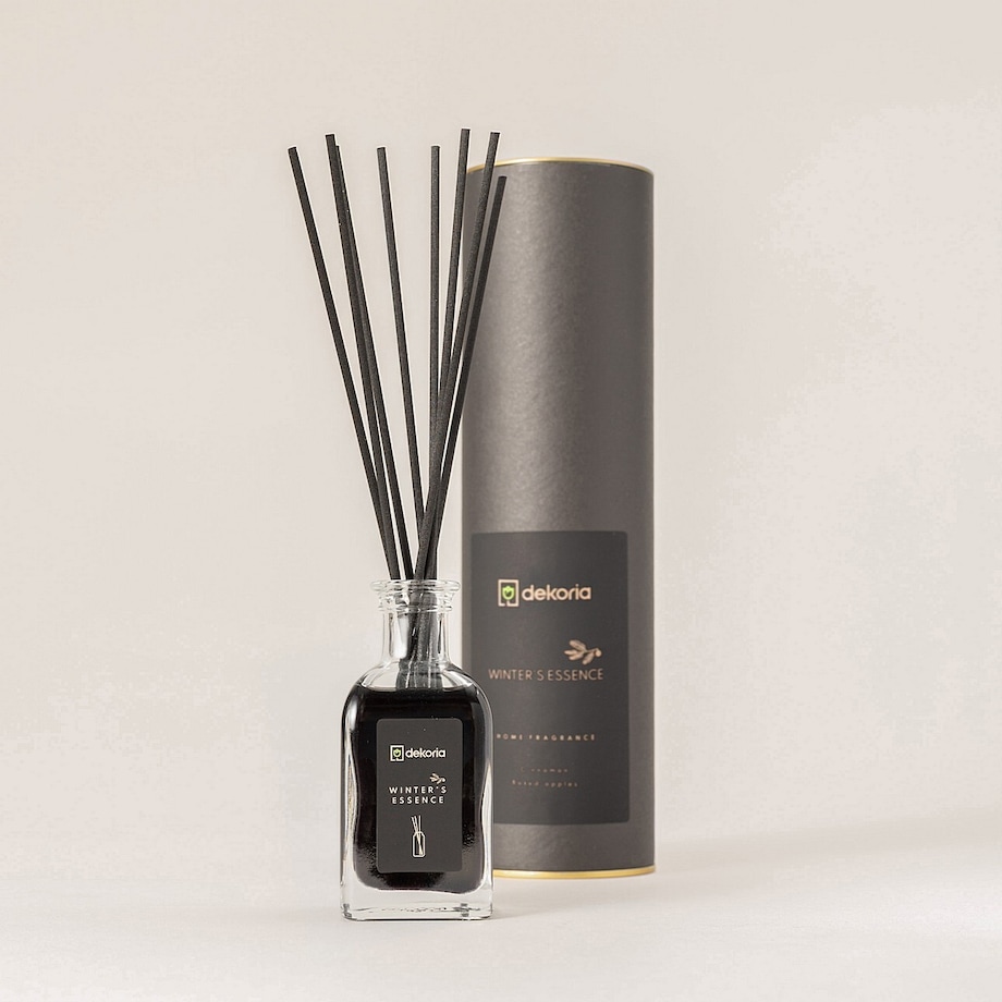 Dyfuzor zapachowy z patyczkami Winter's Essence, 5x5x25 cm