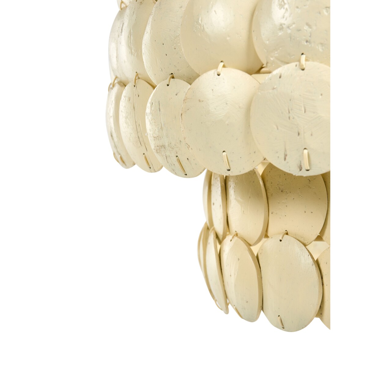 Żyrandol KOTMALE Skorupa kokosa Jasnobeżowy