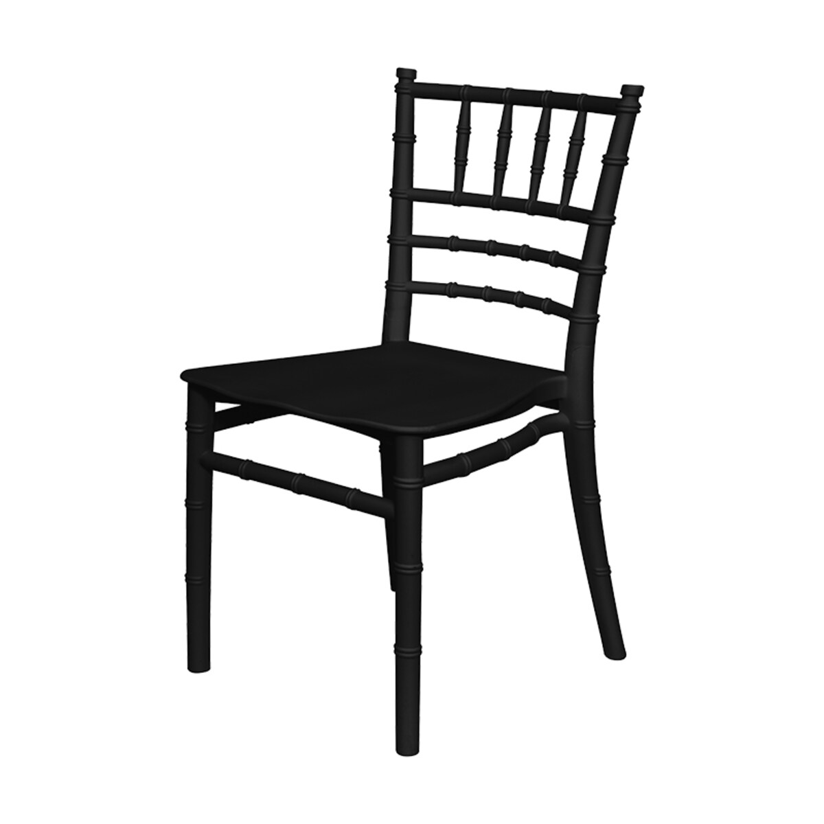 Krzesełko dla dzieci plastikowe z oparciem czarne dziecięce