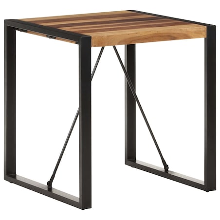 vidaXL Stolik jadalniany, 70x70x75 cm, lite drewno akacjowe