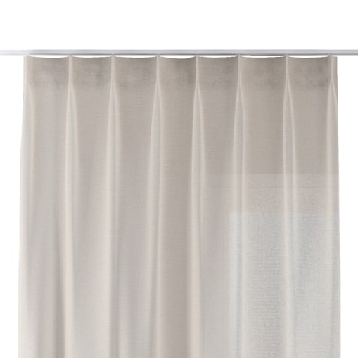 Zasłona na haczykach flex pojedynczych 130x260 beżowy