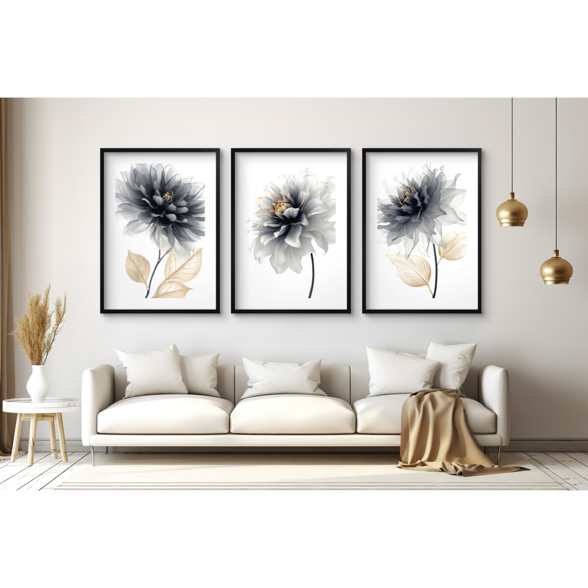 Plakaty Obrazy na ścianę Dekoracja ścienna z kwiatami do salonu sypialni