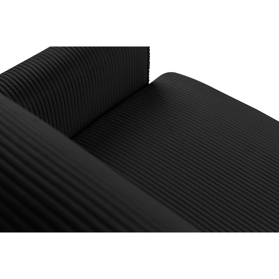 KONSIMO GUSTAVO II Sofa 3-osobowa, kolor czarny