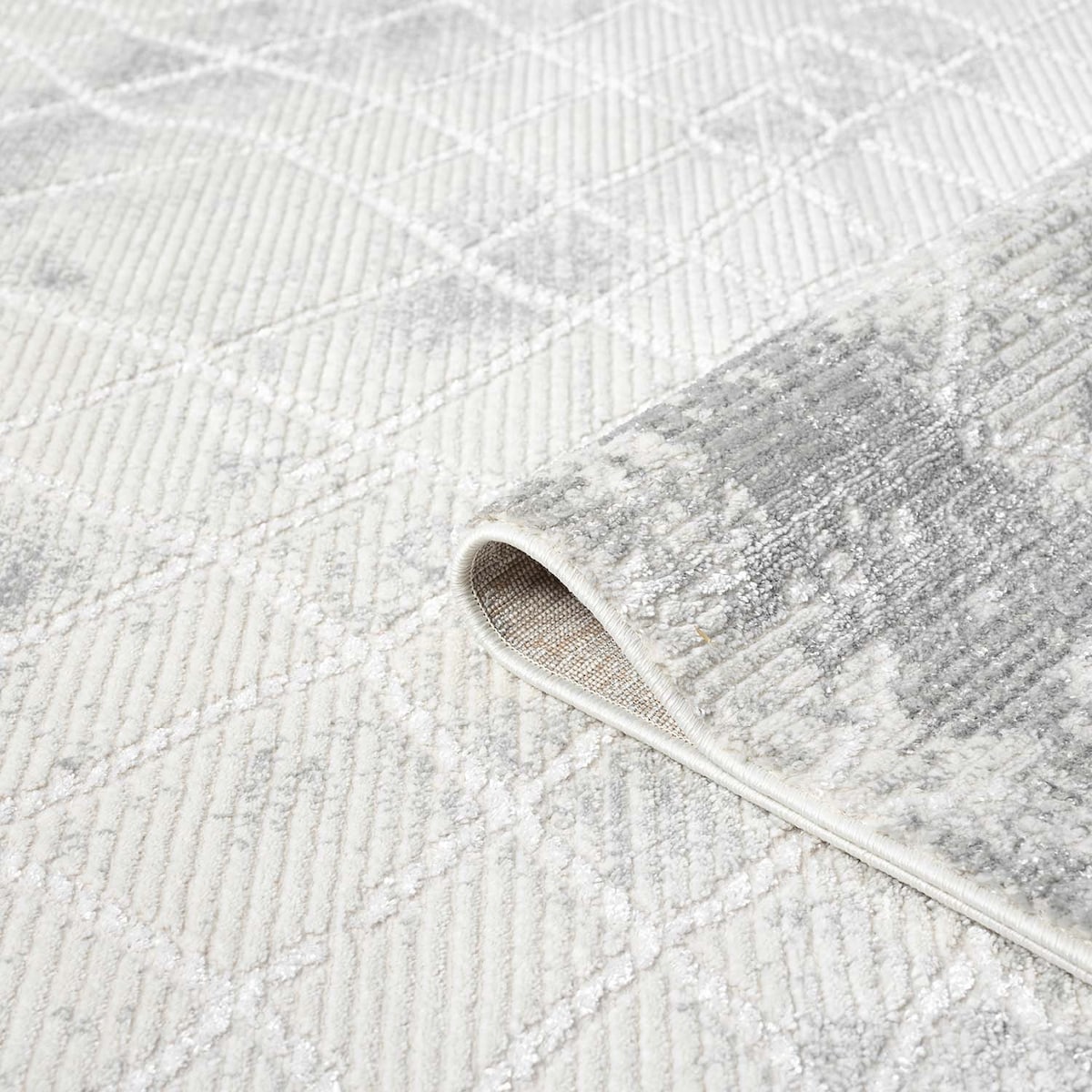 Dywan strukturalny vintage abstraktcja Antique 2150 Szary 120x170