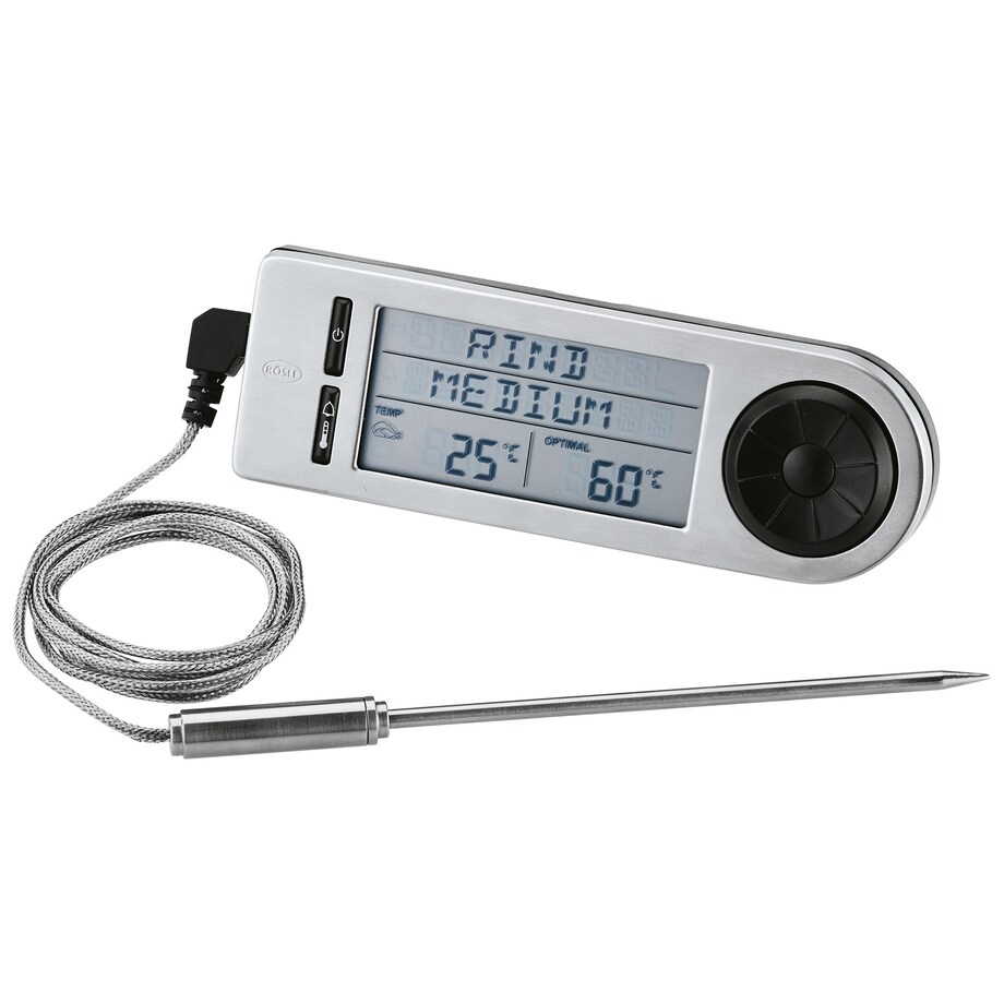 Termometr cyfrowy  z sondą BBQ - Roesle
