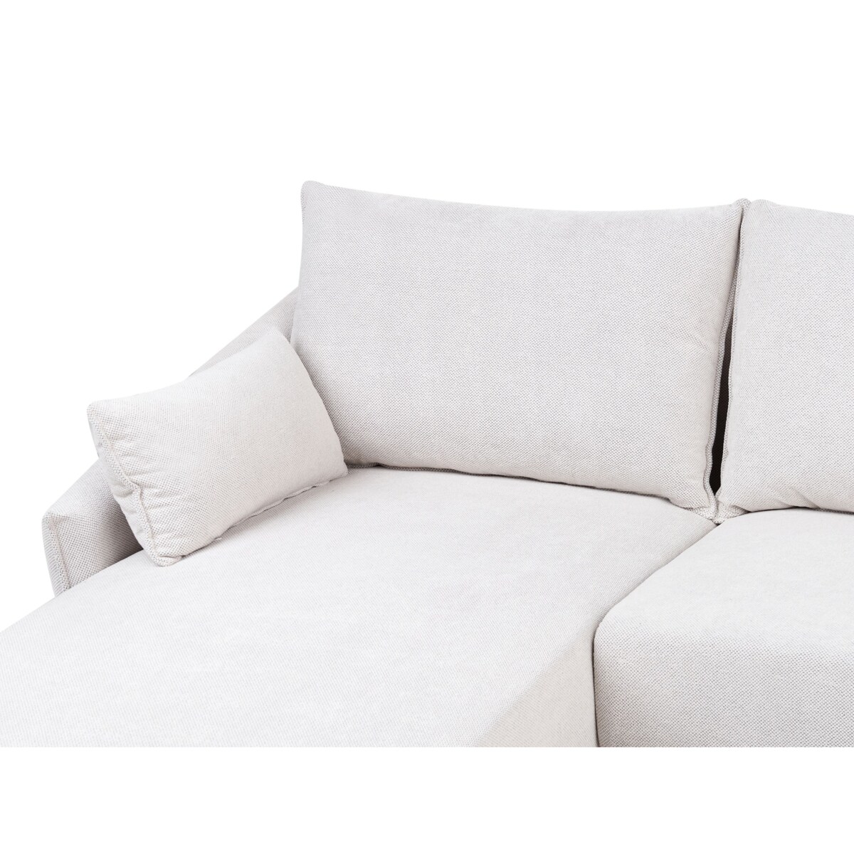 Narożnik prawostronny złamana biel VARDE