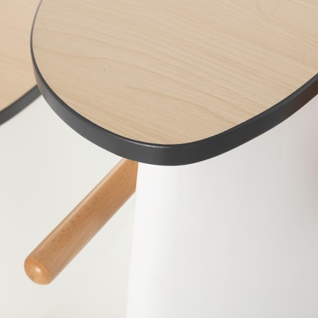 Krzesełko ze stolikiem 2w1 Vespo white, 40x75x59cm