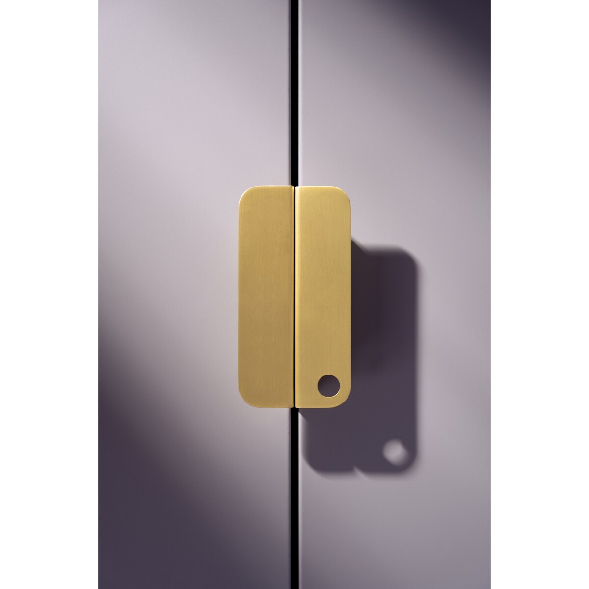 EDIT O uchwyt meblowy krawędziowy mosiężny szczotkowany nielakierowany