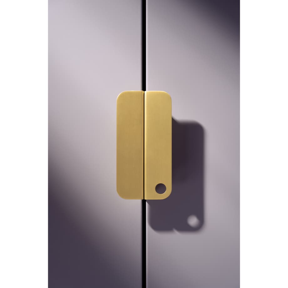 EDIT O uchwyt meblowy krawędziowy mosiężny szczotkowany nielakierowany