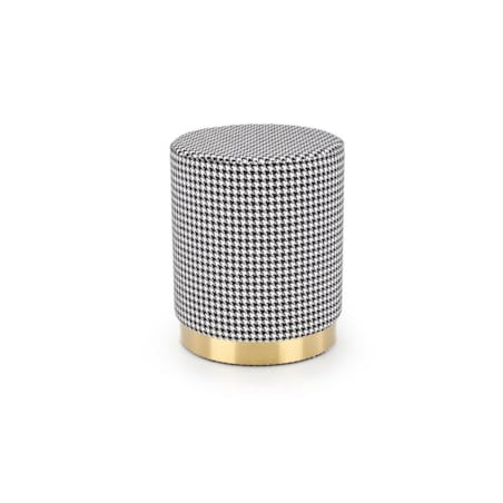 PUFA Ranu OKRĄGŁA 36/44 cm czarno-biała ZŁOTA PODSTAWA