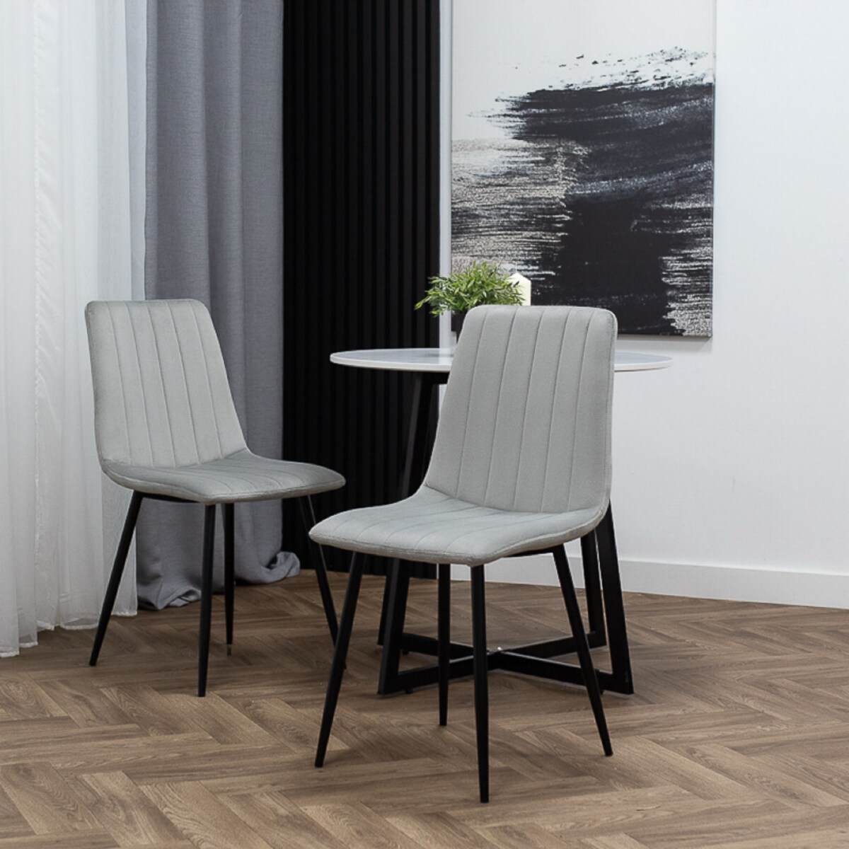 Krzesło tapicerowane welur loft do salonu jadalni nowoczesne