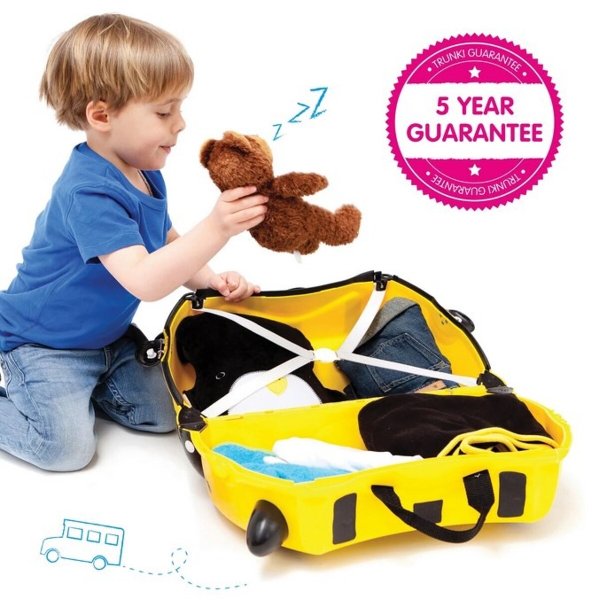 Jeżdżąca walizeczka Trunki - Pszczółka Bernard