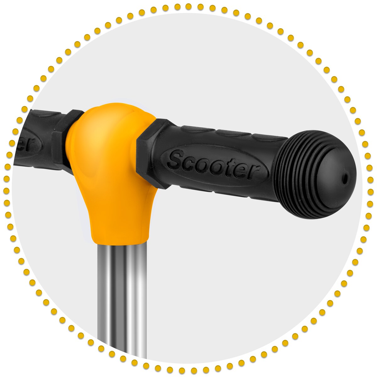 Hulajnoga trójkołowa balansowa dla dzieci 3w1 Ricokids Cubi czarno-żółta