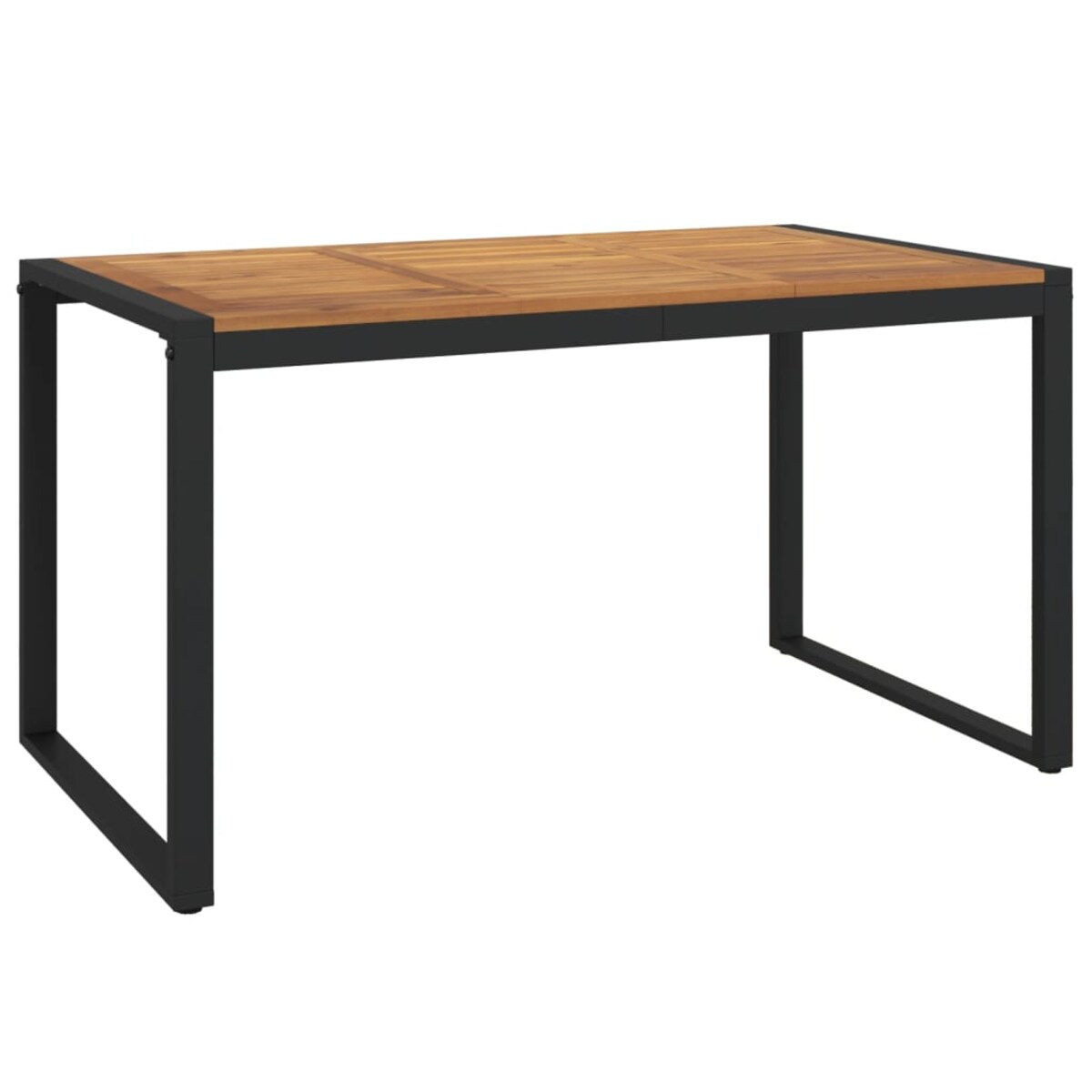 vidaXL Stół ogrodowy z nogami w kształcie U, 140x80x75 cm, akacja