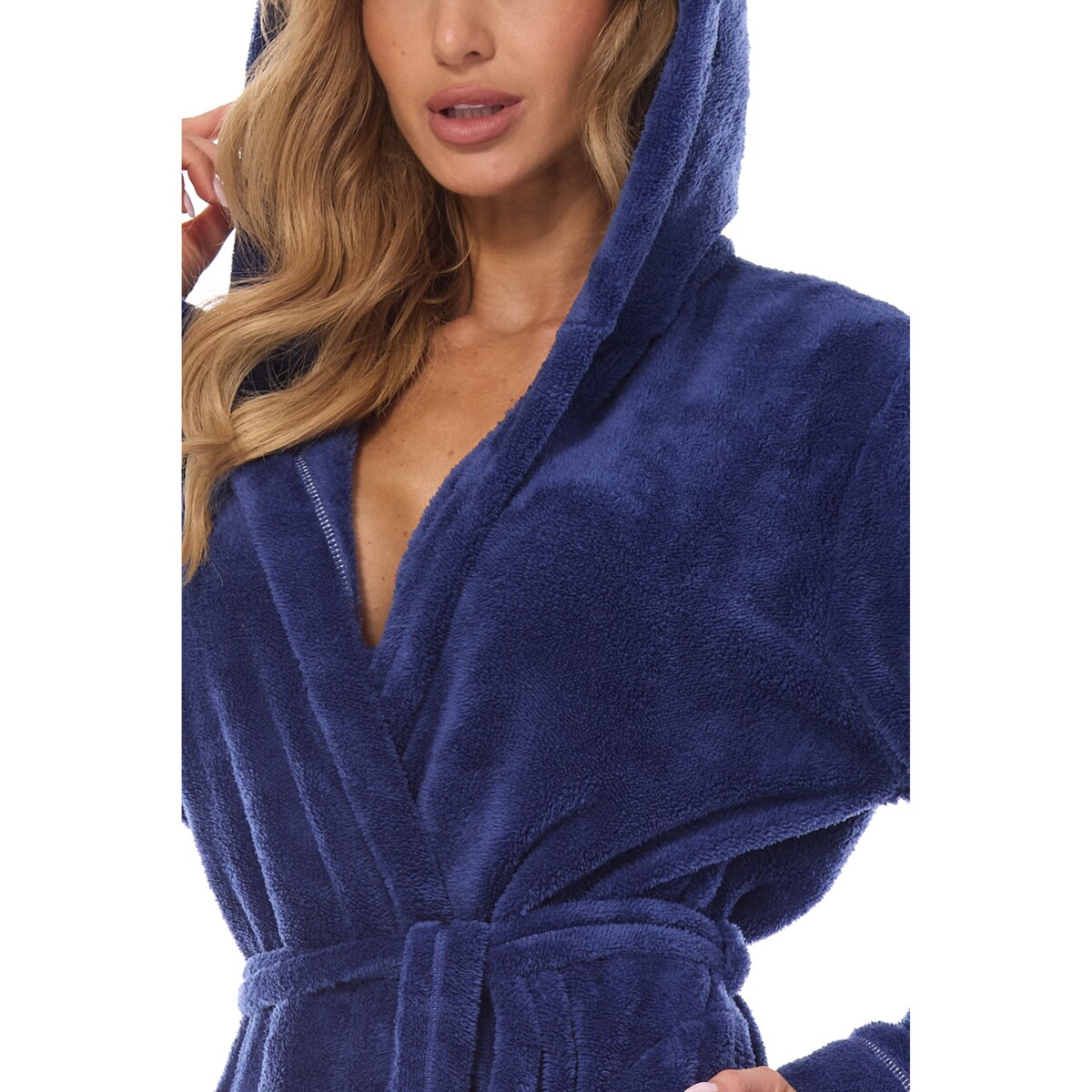 Szlafrok Night Long 2412 Navy Navy, S