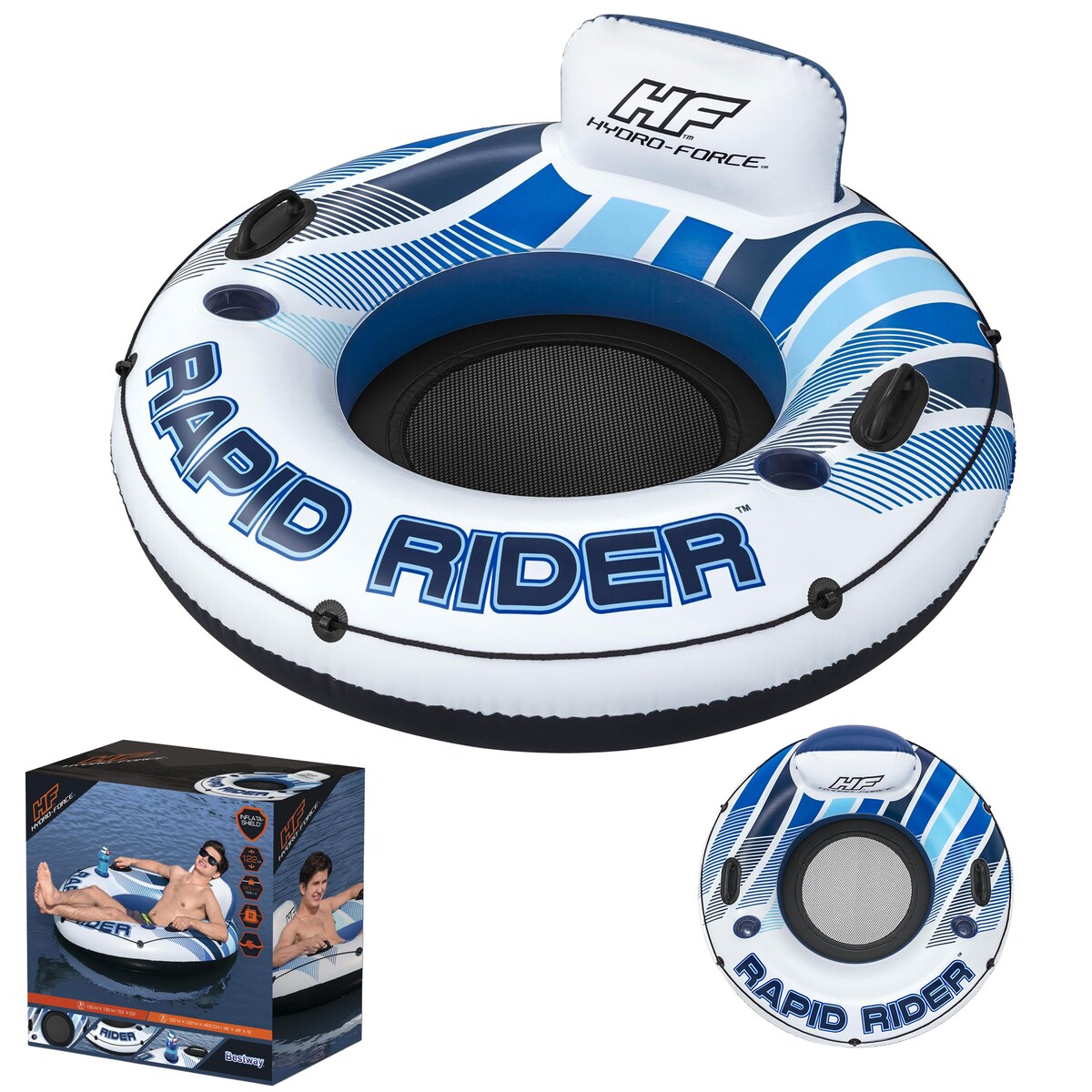 Fotel dmuchany do pływania koło dmuchane do wody Bestway 43116