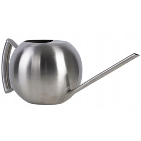 Konewka ozdobna podlewania SREBRNA wysokiej jakości stal Esschert DESIGN