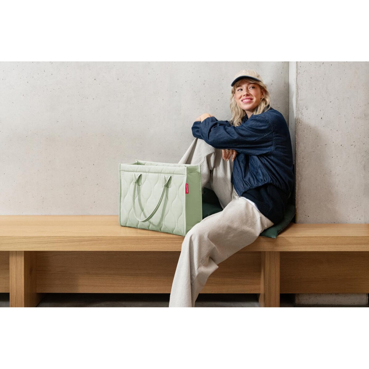 Torba DAILY SHOPPER, puffer iced matcha