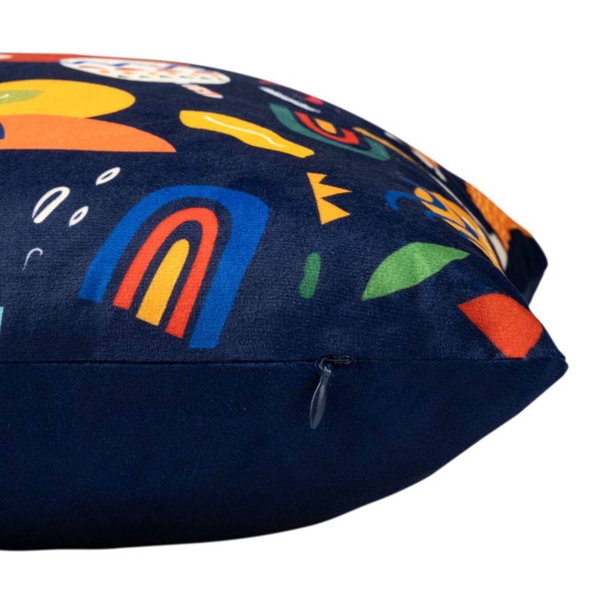 Poszewka dekoracyjna 43x43 granatowa, Karnawał