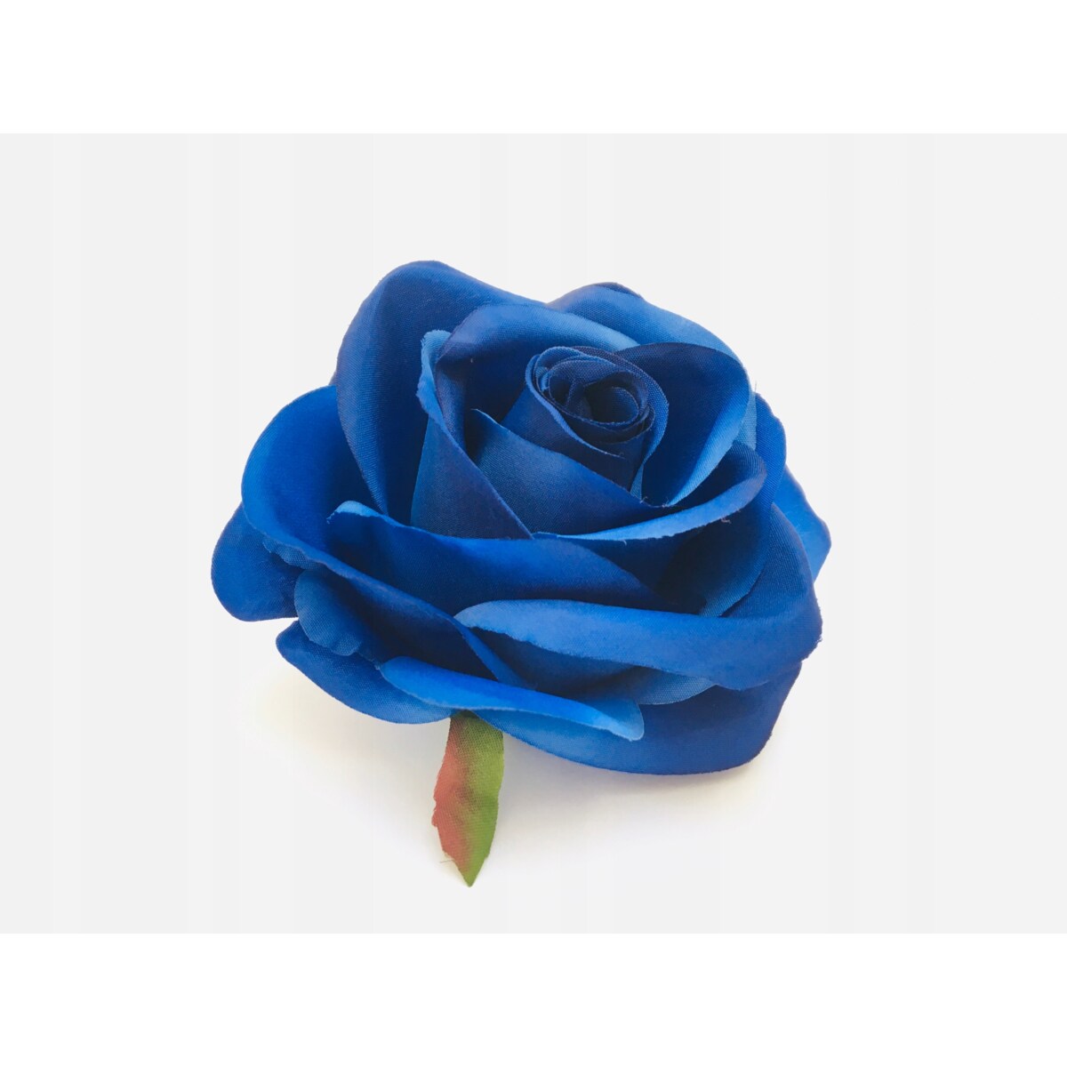 NIEBIESKA RÓŻA SZTUCZNA do kompozycji stroika święta zmarłych bukiet grób