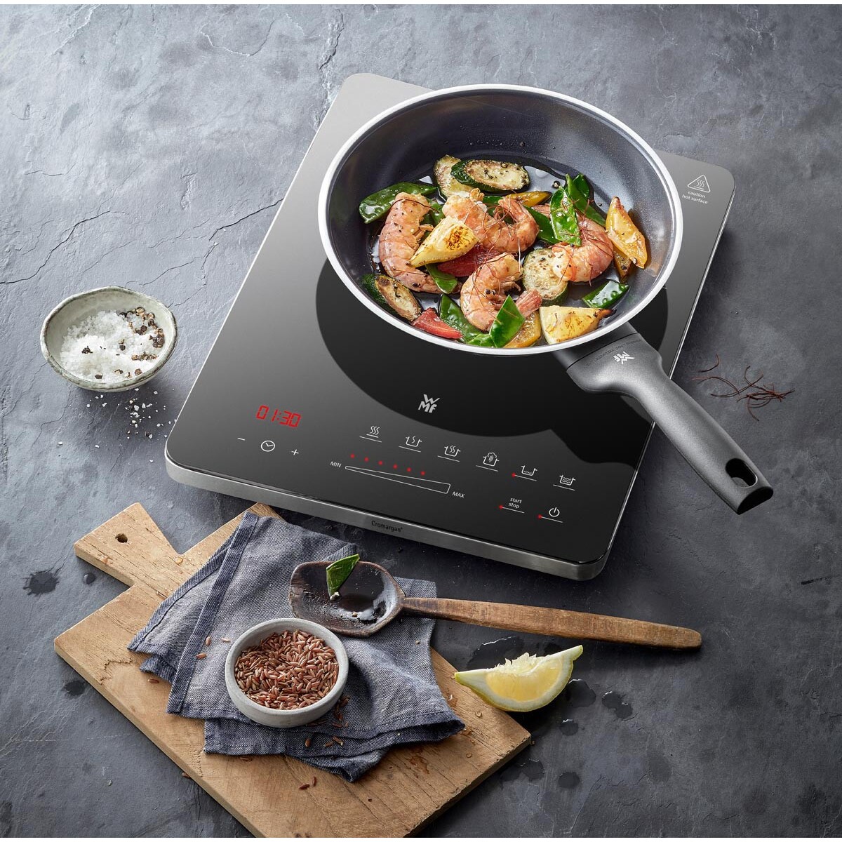 Przenośna płyta indukcyjna z 1 palnikiem Kult X, WMF