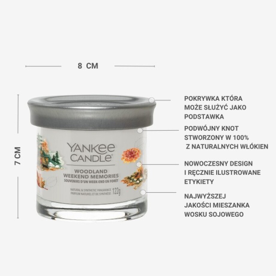 YC SIG.-Tumbler mały WOODLAND WEEKEND MEMORIES