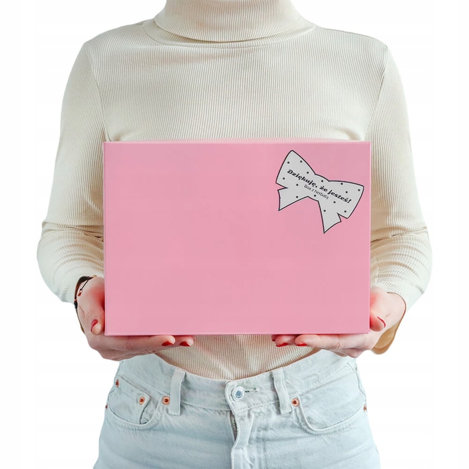 BOX zestaw prezentowy upominkowy na DZIEŃ MATKI URODZINY - herbaty sypane kubek zaparzacz róże mydlane - prezent upominek dla mamy teściowej