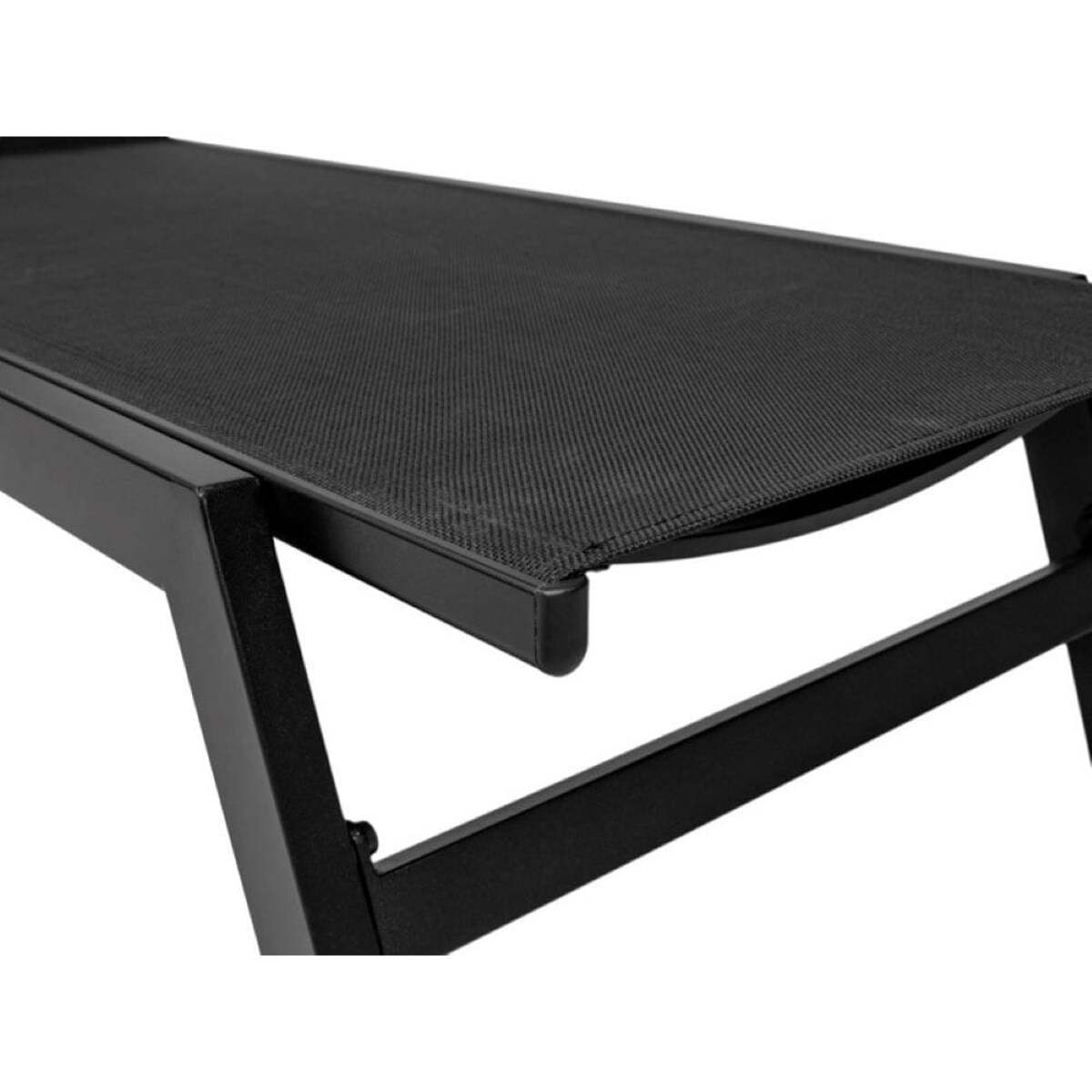 Leżak ogrodowy czarny, Lord