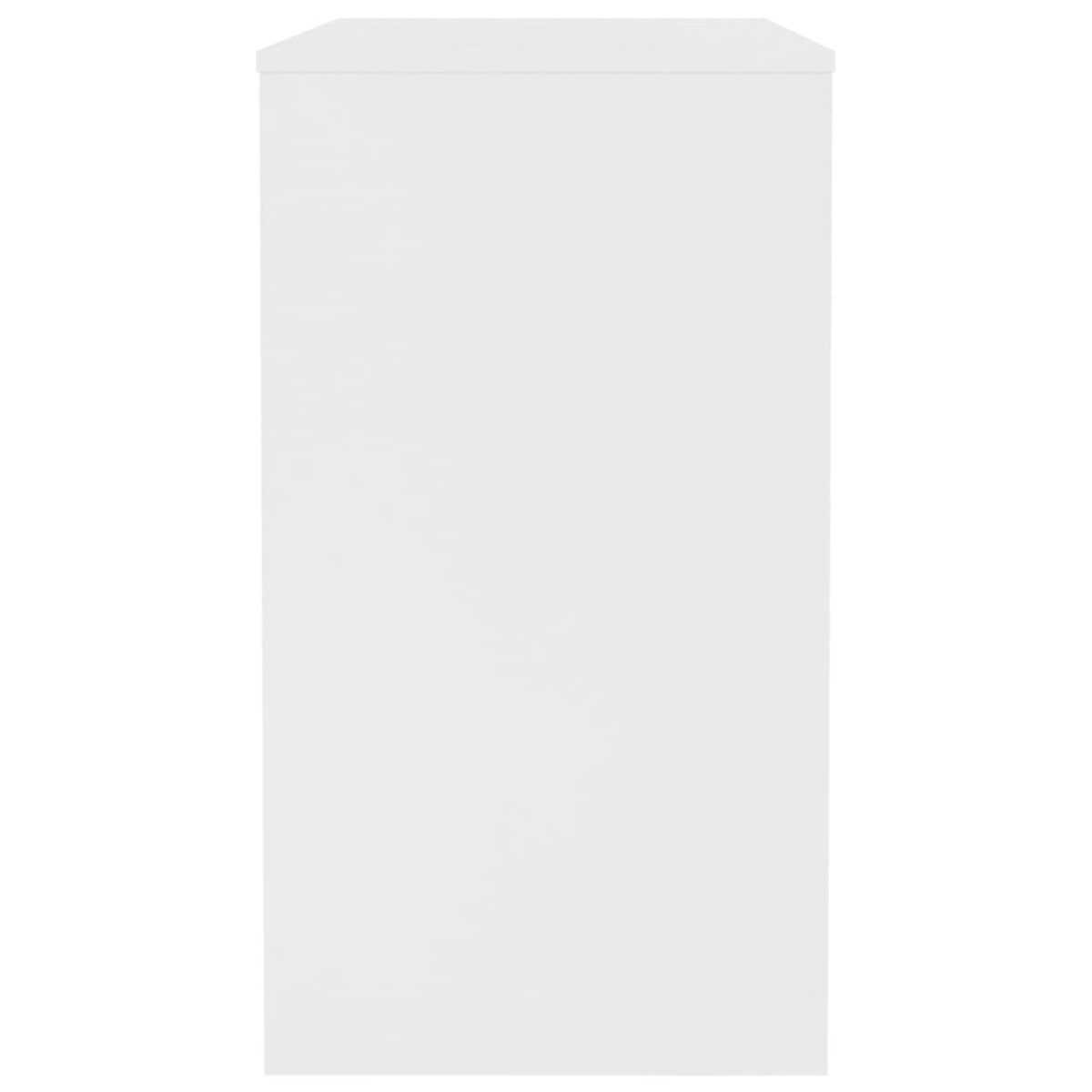 vidaXL Biurko, białe, 90x40x72 cm, materiał drewnopochodny