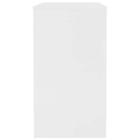 vidaXL Biurko, białe, 90x40x72 cm, materiał drewnopochodny