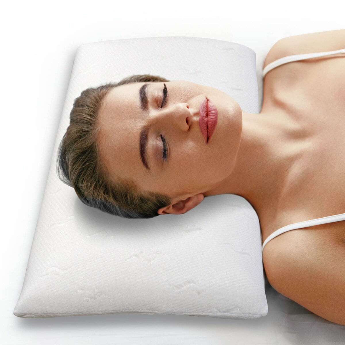 Poduszka Ortopedyczna 70X36 Pianka Memory Visco Termoplastyczna Do Spania