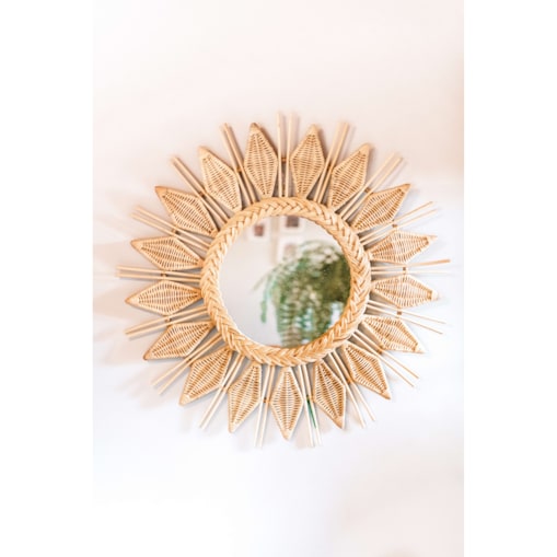 Rattanowe lustro KARO