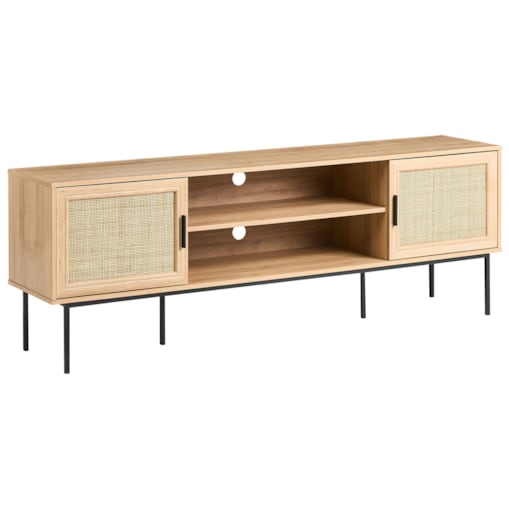 Szafka RTV PASCO Rattan Jasnobrązowy