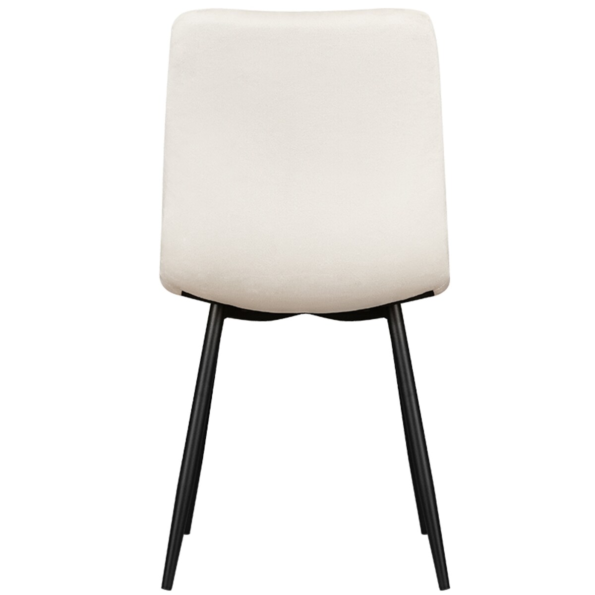 Krzesło tapicerowane klasyczne do salonu jadalni welurowe beżowe gładkie