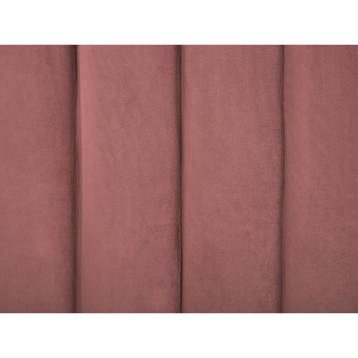 Łóżko welurowe 180 x 200 cm różowe AMBILLOU