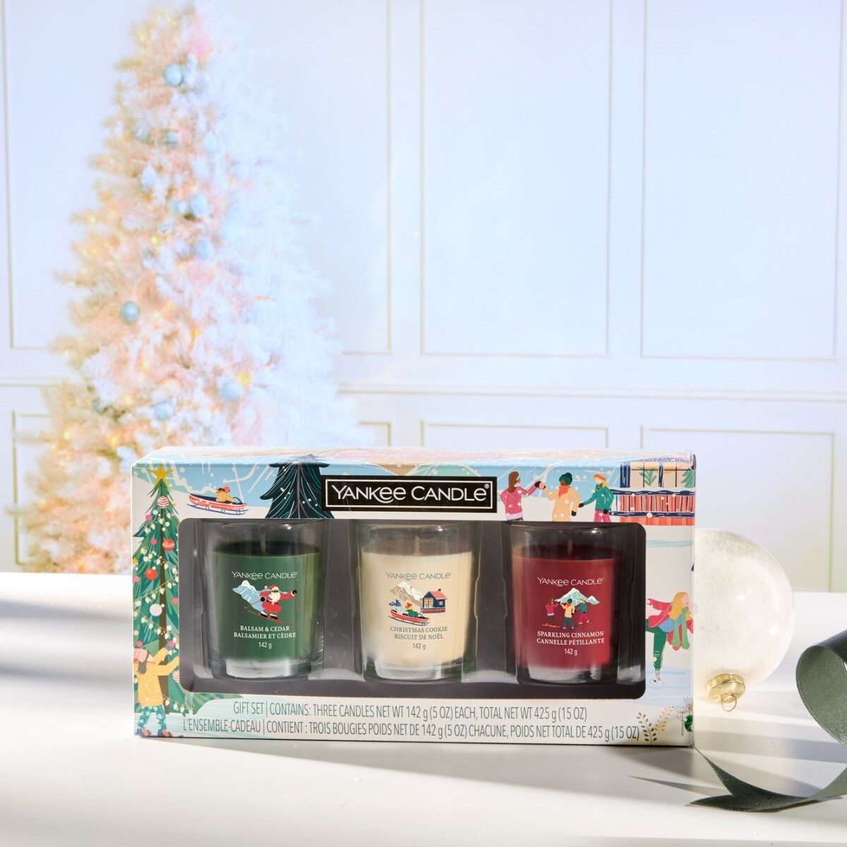 Yankee Candle zestaw prezentowy 3 ŚWIECE
