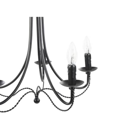Żyrandol metalowy czarny DABUS