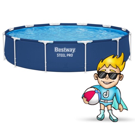 Basen ogrodowy stelażowy 366x76cm Bestway 56681-M