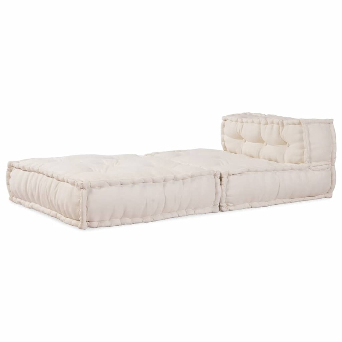 vidaXL Modułowa sofa w kolorze kremowym, 70x70x54, tkanina