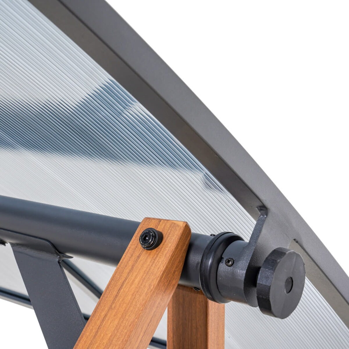 Huśtawka ogrodowa z daszkiem Duisburg antracytowa