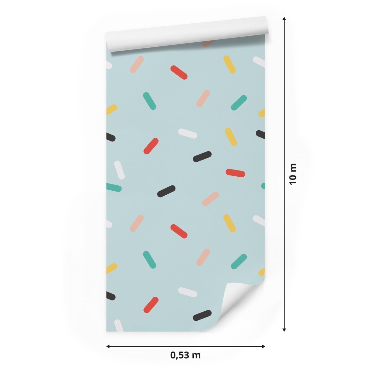 Tapeta Dla Dzieci KOLOROWE Wzorki