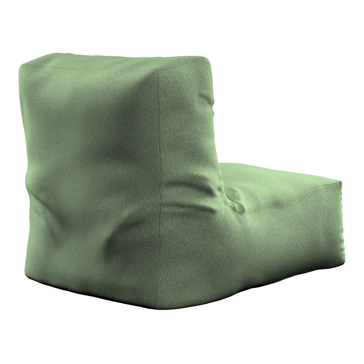 Pufa - fotel, zielony melanż, 67 x 31 x 75 cm, Amsterdam