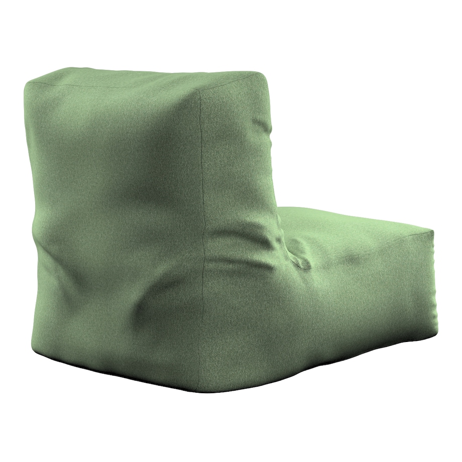 Pufa - fotel, zielony melanż, 67 x 31 x 75 cm, Amsterdam