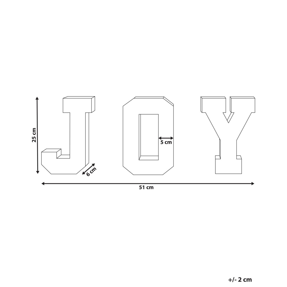Napis podświetlany LED wielokolorowy CASTOR