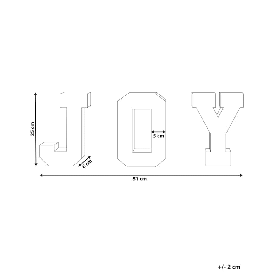 Napis podświetlany LED wielokolorowy CASTOR