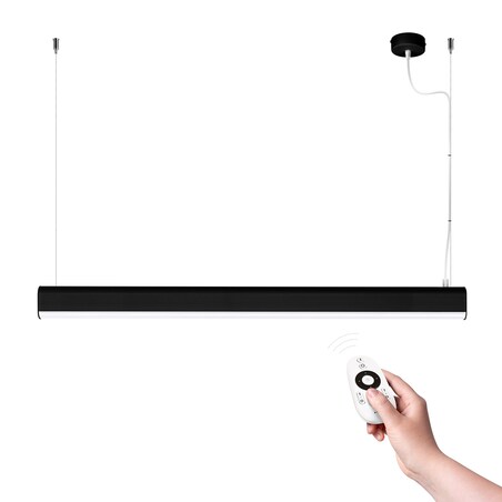 Lampa wisząca FARGE czarna LED 3000K