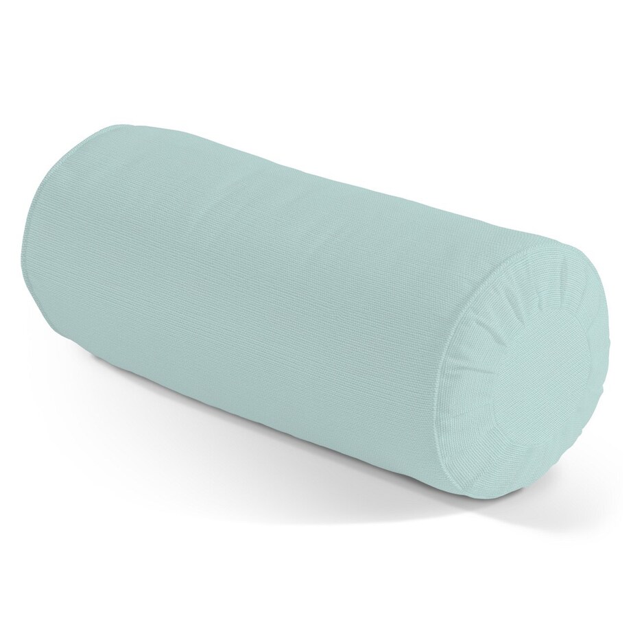 Poduszka wałek z zakładkami, pastelowy błękit, Ø20 x 50 cm, Cotton Panama