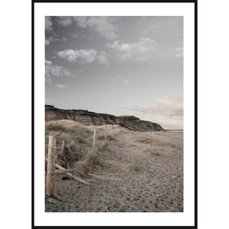Poster Story, Plakat, Obraz - Plaża Obok Klifu, wymiary 30 x 42 cm