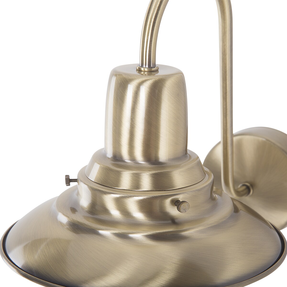 Lampa ścienna LUZA Mosiężny Metal
